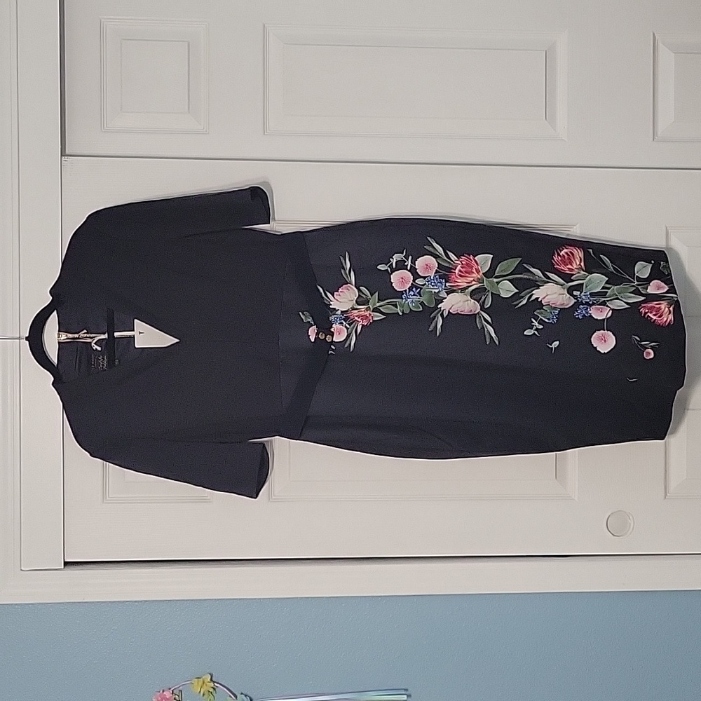 Gorgeous Navy Ted Baker Dress